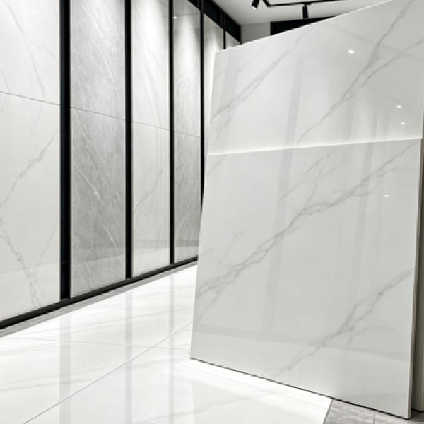 High-gloss White Marble Tiles