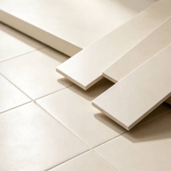 Cream White Soft Matte Tiles